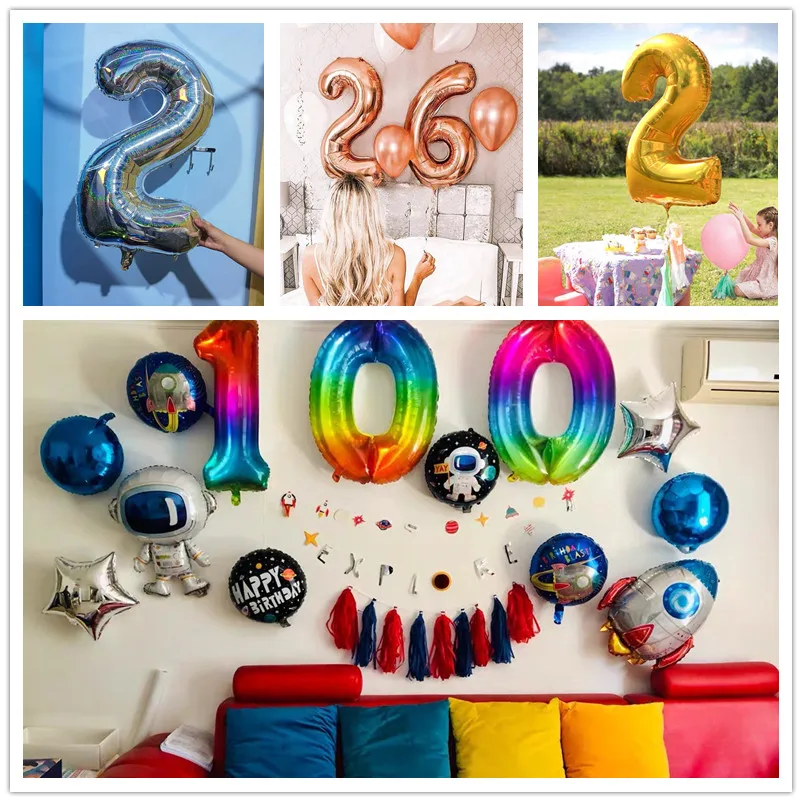 40inch Gold Sliver Rose Gold Number Balloon Birthday Wedding Party Decorations Foil Balloons Kid Boy Toy Baby Shower Balloons
40inch Gold Sliver Rose Gold Number Balloon Birthday Wedding Party Decorations Foil Balloons Kid Boy Toy Baby Shower Balloons