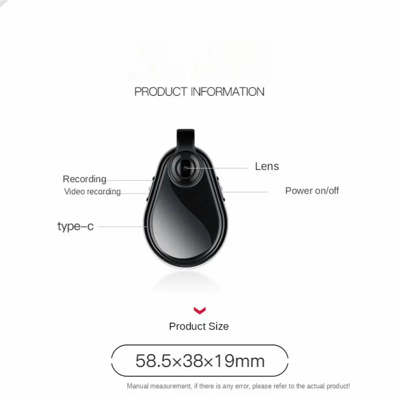 2021 New V2 Voice Recorder Mini High-definition Voice Recorder One-click Audio And Video Synchronization
2021 New V2 Voice Recorder Mini High-definition Voice Recorder One-click Audio And Video Synchronization