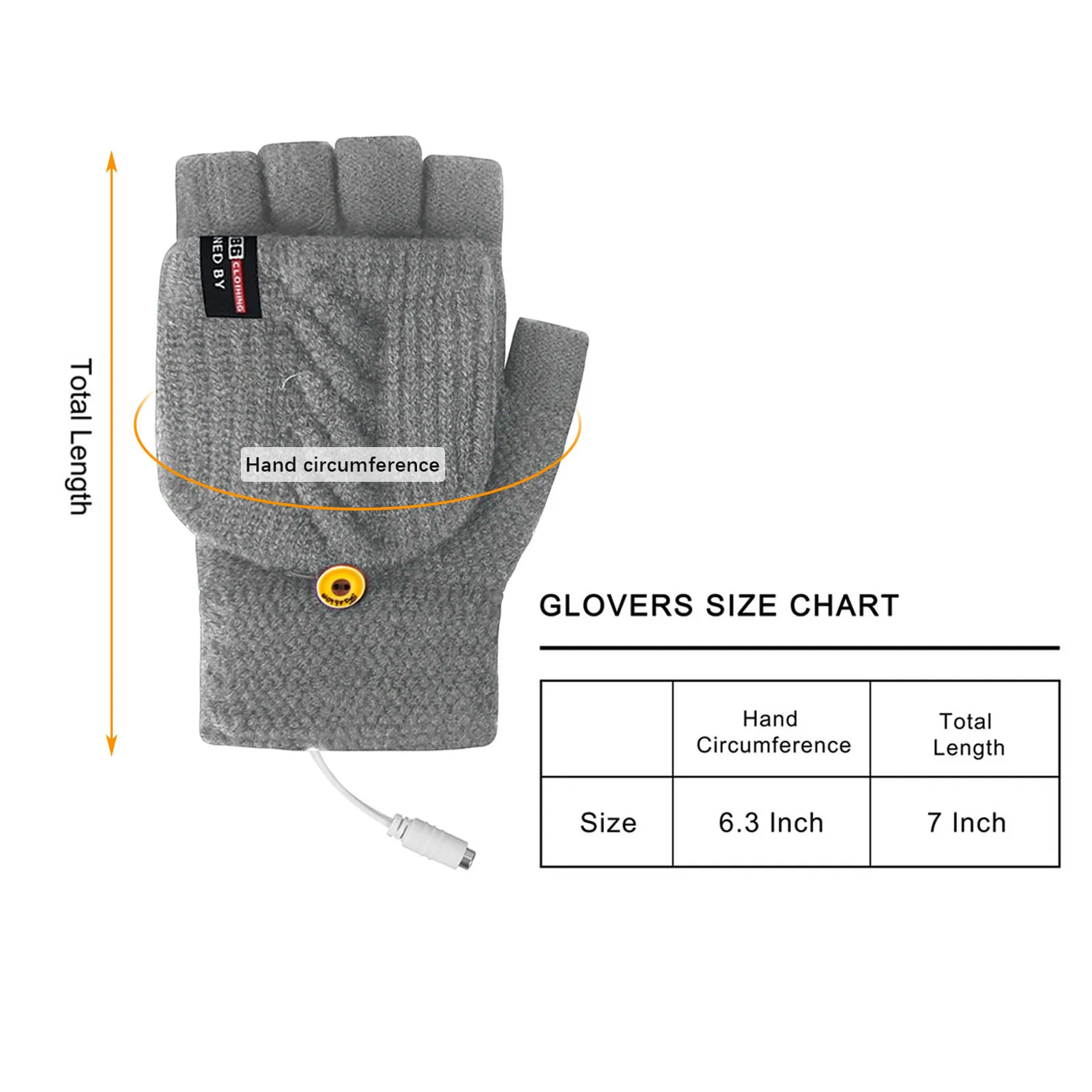 Solid Color Electric Heated Gloves Outdoor Winter Warmer Leather Rechargeable Li-ion Battery Knitted Half Finger Gloves Guantes
Solid Color Electric Heated Gloves Outdoor Winter Warmer Leather Rechargeable Li-ion Battery Knitted Half Finger Gloves Guantes