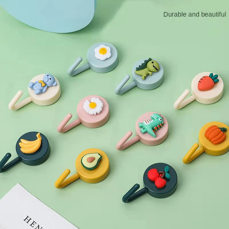 Ultra Strong Non-marking Hook Kitchen Bathroom Hook Self-adhesive Kitchen Hook Household Wall Hanging Door Hook Fruit Style
Ultra Strong Non-marking Hook Kitchen Bathroom Hook Self-adhesive Kitchen Hook Household Wall Hanging Door Hook Fruit Style
