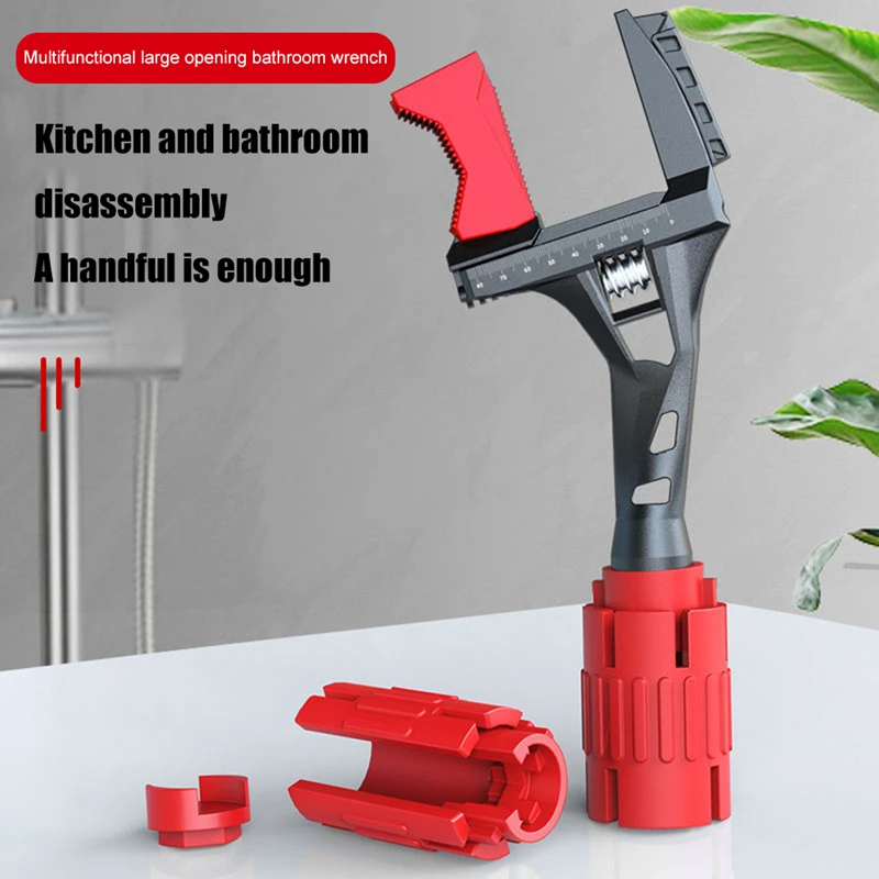 24 In 1 Multifunction Faucet Wrench Large-opening Bathroom Water Pipe Wrench Sink Installer Key Plumbing Tool Repair Hand Tool
24 In 1 Multifunction Faucet Wrench Large-opening Bathroom Water Pipe Wrench Sink Installer Key Plumbing Tool Repair Hand Tool