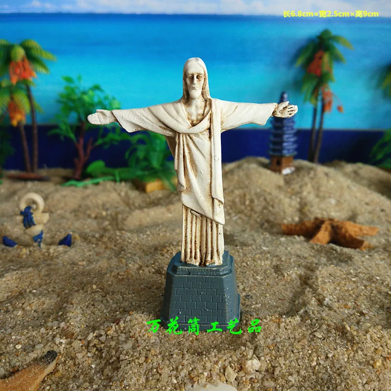 QIQIPP Jesus Mountain Jesus Monte Cristo Statue of Jesus in Rio de Janeiro Resin crafts ornaments
QIQIPP Jesus Mountain Jesus Monte Cristo Statue of Jesus in Rio de Janeiro Resin crafts ornaments