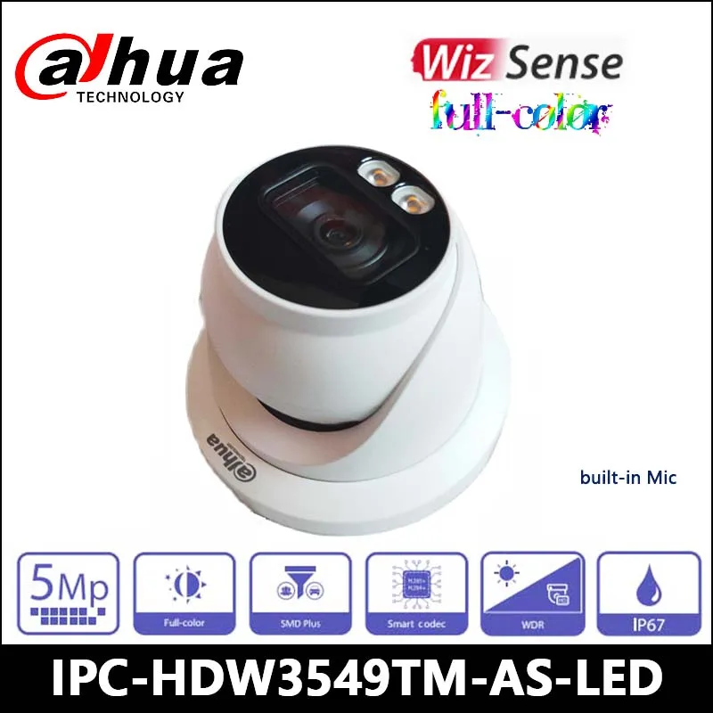 IP-камера Dahua IPC-HDW3549TM-AS-LED новая, полная, 5 МП, WizSense 3 Series, теплый телефон, сетевая камера poe, встроенный микрофон
IP-камера Dahua IPC-HDW3549TM-AS-LED новая, полная, 5 МП, WizSense 3 Series, теплый телефон, сетевая камера poe, встроенный микрофон