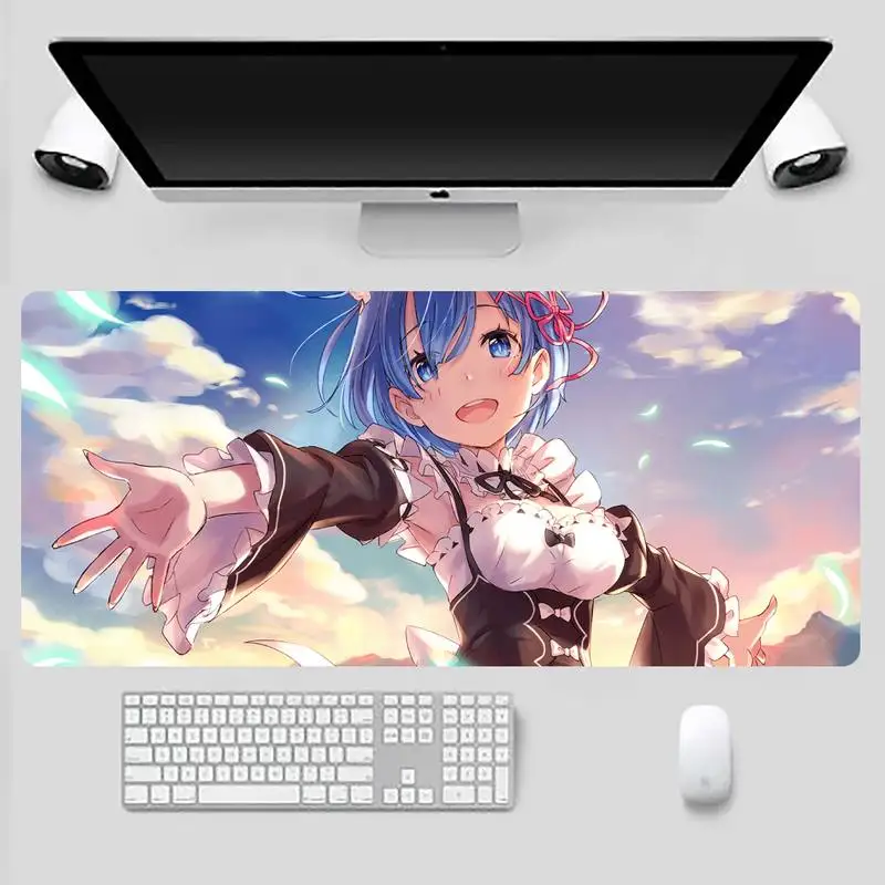 Rem cute lovely girl Keyboards Mat Rubber Gaming mousepad Desk Mat Table Protect Game Office Work Mouse Mat pad X XL mouse pad
Rem cute lovely girl Keyboards Mat Rubber Gaming mousepad Desk Mat Table Protect Game Office Work Mouse Mat pad X XL mouse pad