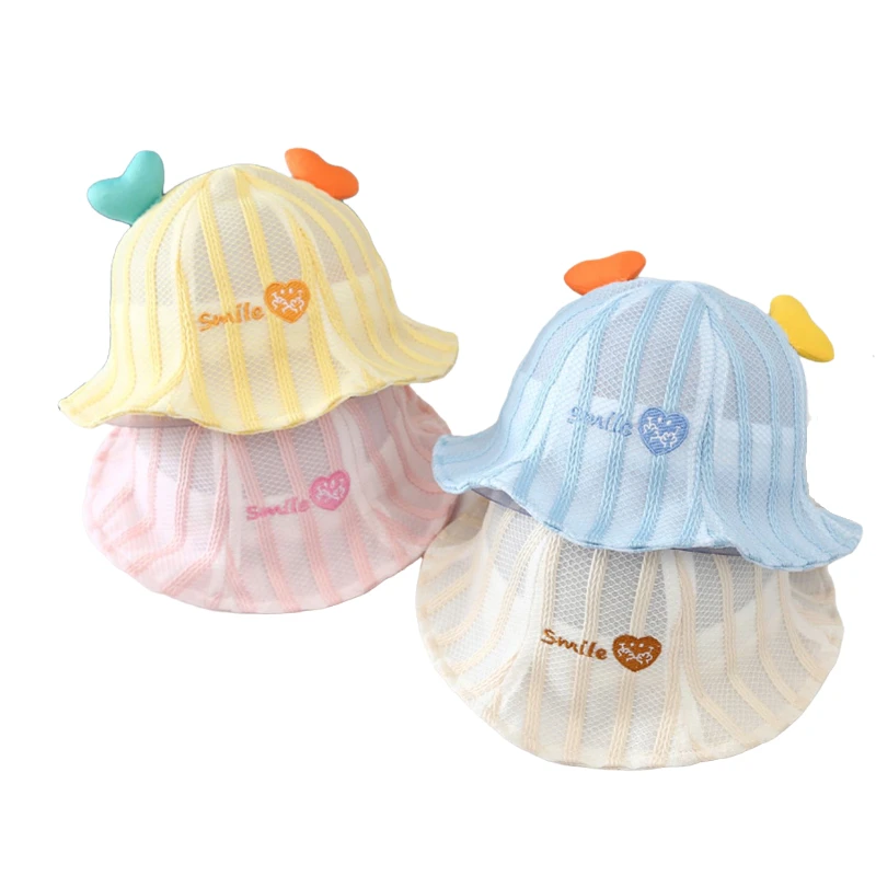 New Infant Hats Spring Summer Baby Summer Baby Thin Section Breathable Mesh Shade Fisherman Hat Children Leisure Hat Bucket Hats
New Infant Hats Spring Summer Baby Summer Baby Thin Section Breathable Mesh Shade Fisherman Hat Children Leisure Hat Bucket Hats