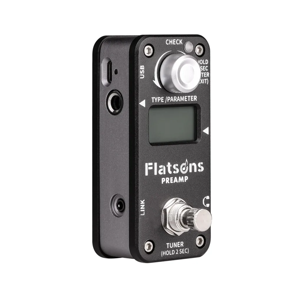FLATSONS FPR1 Effect Pedal 4 In 1 Overdrive Distortion Clean Mini Guitar Effects Pedasl With LED Light Digital Circuit Design
FLATSONS FPR1 Effect Pedal 4 In 1 Overdrive Distortion Clean Mini Guitar Effects Pedasl With LED Light Digital Circuit Design
