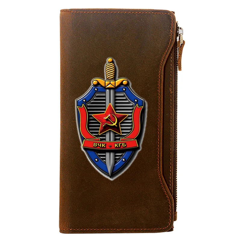 Classic Vintage KGB Genuine Leather Wallet Men Long Purse With Phone Bag Zipper Card Holder High Quality Clutch
Classic Vintage KGB Genuine Leather Wallet Men Long Purse With Phone Bag Zipper Card Holder High Quality Clutch