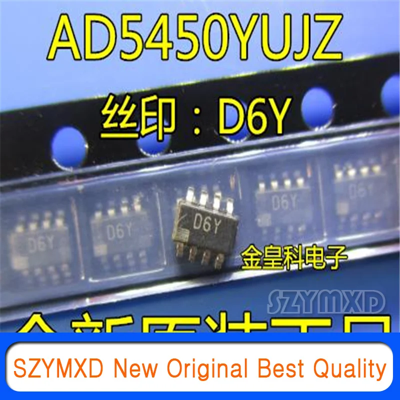 5 шт./лот новый оригинальный AD5450YUJZ AD5450YUJ AD5450 шелкография: D6Y зеркальный цифро-аналоговый конвертер
5 шт./лот новый оригинальный AD5450YUJZ AD5450YUJ AD5450 шелкография: D6Y зеркальный цифро-аналоговый конвертер