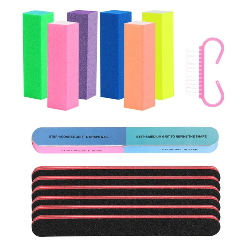 D2TA 1Set Professional Nail File Blocks Brush Kit UV Gel Polish Cuticle Remover Manicure Tools
D2TA 1Set Professional Nail File Blocks Brush Kit UV Gel Polish Cuticle Remover Manicure Tools