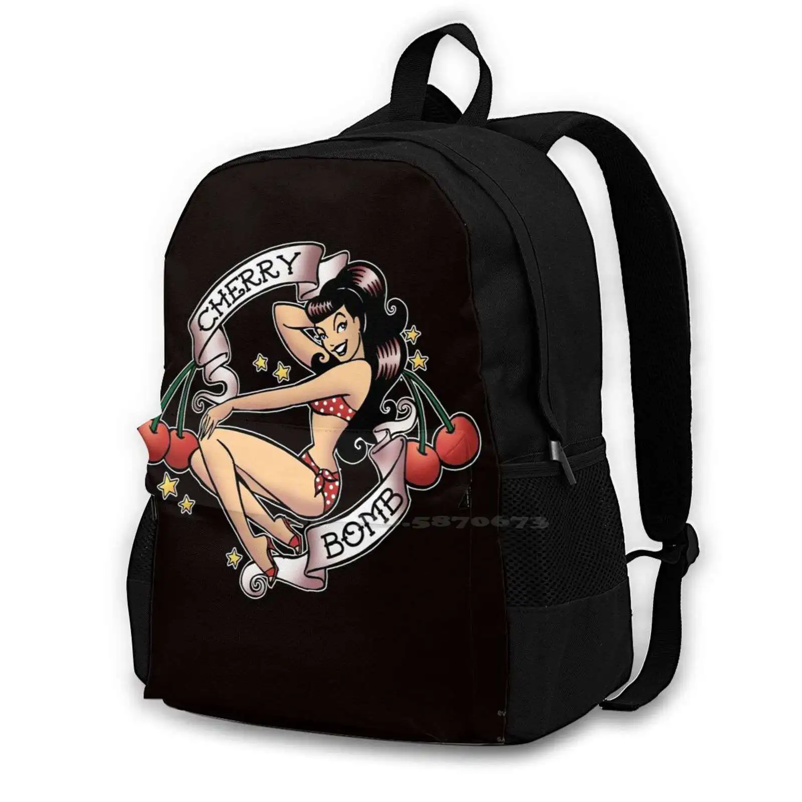 Cherry Bomb Bag Backpack For Men Women Girls Teenage Black Retro Up Pinup Up Girl Cute Sexy Cartoon Tattoo Cherry Bomb Cherry
Cherry Bomb Bag Backpack For Men Women Girls Teenage Black Retro Up Pinup Up Girl Cute Sexy Cartoon Tattoo Cherry Bomb Cherry