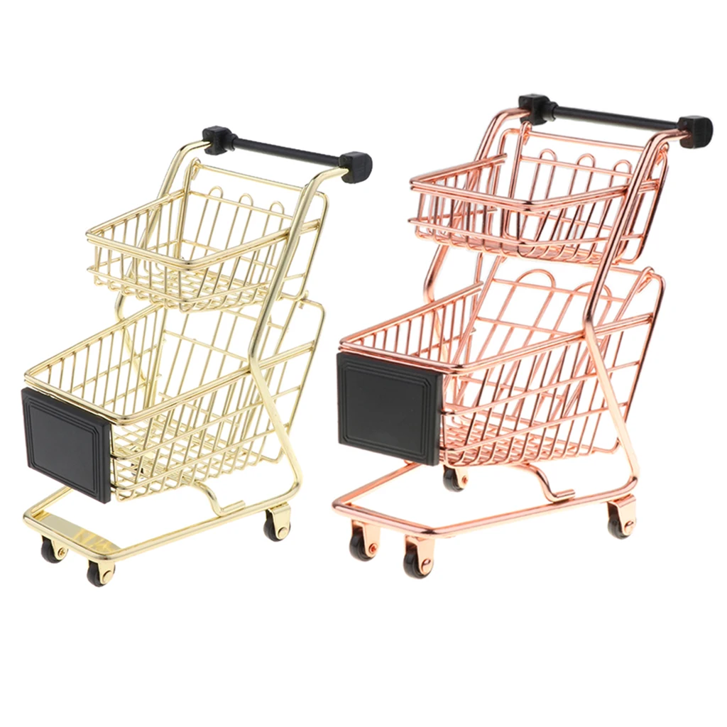 Supermarket Handcart Shopping Utility Cart Model Desk Holder Organizer Desk Accessory Decor
Supermarket Handcart Shopping Utility Cart Model Desk Holder Organizer Desk Accessory Decor