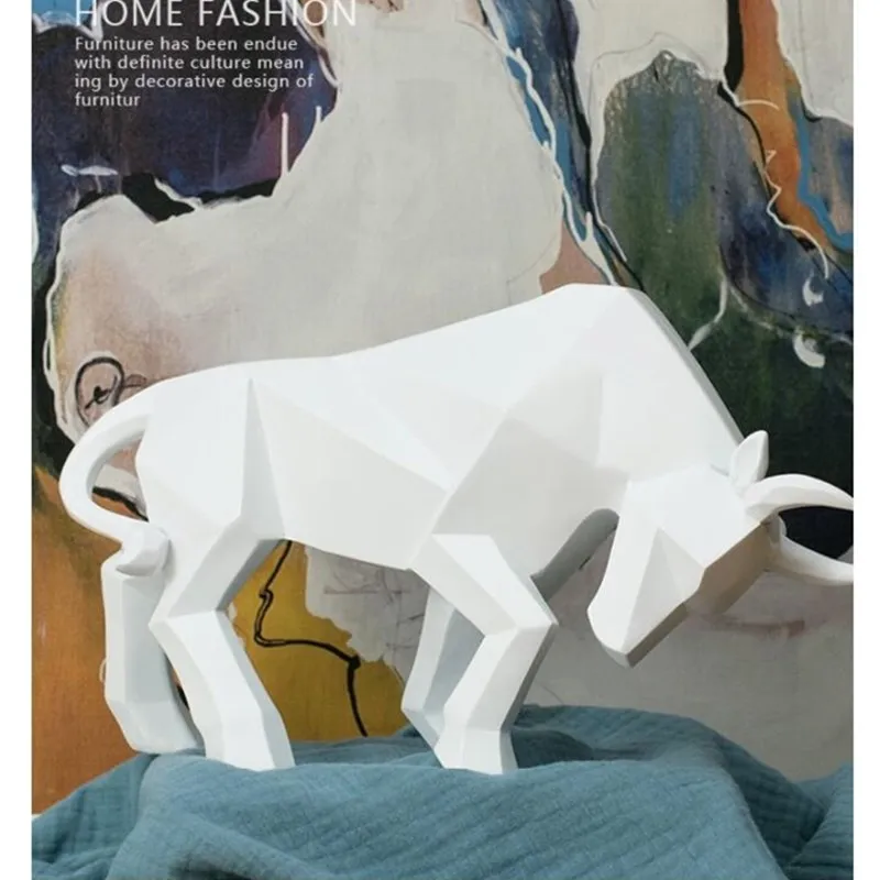 ABSTRACT BLACK COW SCULPTURE GEOMETRIC RESIN OX STATUE WILDLIFE DECOR GIFT CRAFT ORNAMENT ACCESSORIES FURNISHING R178
ABSTRACT BLACK COW SCULPTURE GEOMETRIC RESIN OX STATUE WILDLIFE DECOR GIFT CRAFT ORNAMENT ACCESSORIES FURNISHING R178