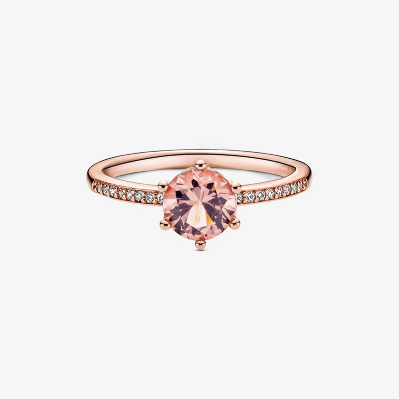 925 Sterling Silver 2020 New Autumn Pink Sparkling Crown Solitaire Ring For Women Brand Original Rings Jewelry Gift 
925 Sterling Silver 2020 New Autumn Pink Sparkling Crown Solitaire Ring For Women Brand Original Rings Jewelry Gift
