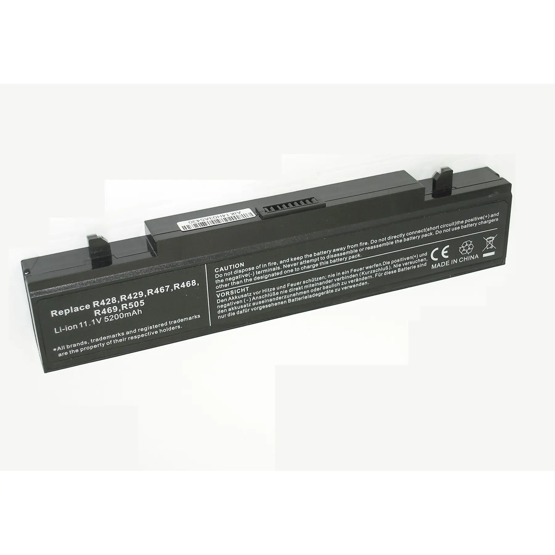 Laptop battery For Samsung AA-PB9NC6B AA-PB9NS6B AA-PB9NC6W AA-PL9NC6W R428 R429 R468 NP300 NP350 RV410 RV509 R530 R580 R528
Laptop battery For Samsung AA-PB9NC6B AA-PB9NS6B AA-PB9NC6W AA-PL9NC6W R428 R429 R468 NP300 NP350 RV410 RV509 R530 R580 R528