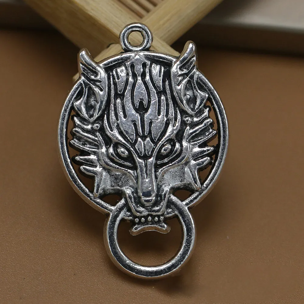 6pcs/Lot Big Wolf Head Charm Silver Color Animal Pendant Fit Diy Handmade Making Necklace Aesthetics Accessories Jewellery
6pcs/Lot Big Wolf Head Charm Silver Color Animal Pendant Fit Diy Handmade Making Necklace Aesthetics Accessories Jewellery