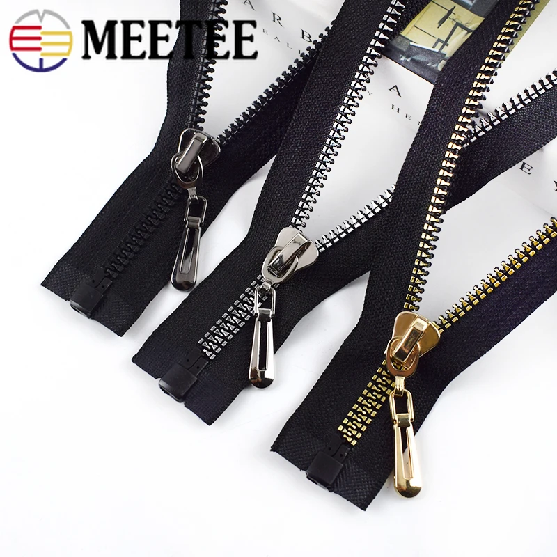 Meetee 2/5pcs 80cm 8# Resin Zipper Open-end Auto Lock Zips for Sewing Down Jackets Coat Zippers DIY Garment Repair Accessories
Meetee 2/5pcs 80cm 8# Resin Zipper Open-end Auto Lock Zips for Sewing Down Jackets Coat Zippers DIY Garment Repair Accessories