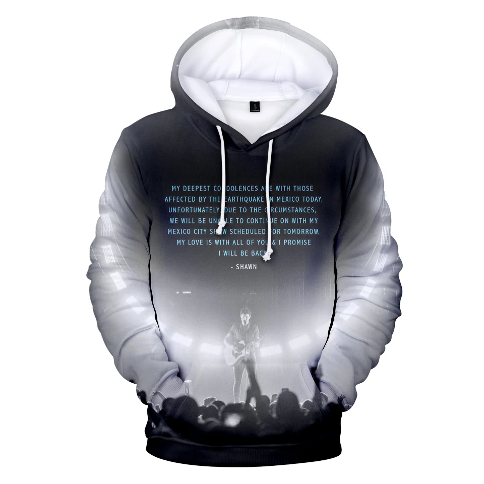 Hot Sale Shawn Mendes 3D Hoodies Men/women Autumn Fashion Casual Hip Hop Sweatshirt 3D Print Shawn Mendes Men's Hoodie
Hot Sale Shawn Mendes 3D Hoodies Men/women Autumn Fashion Casual Hip Hop Sweatshirt 3D Print Shawn Mendes Men's Hoodie