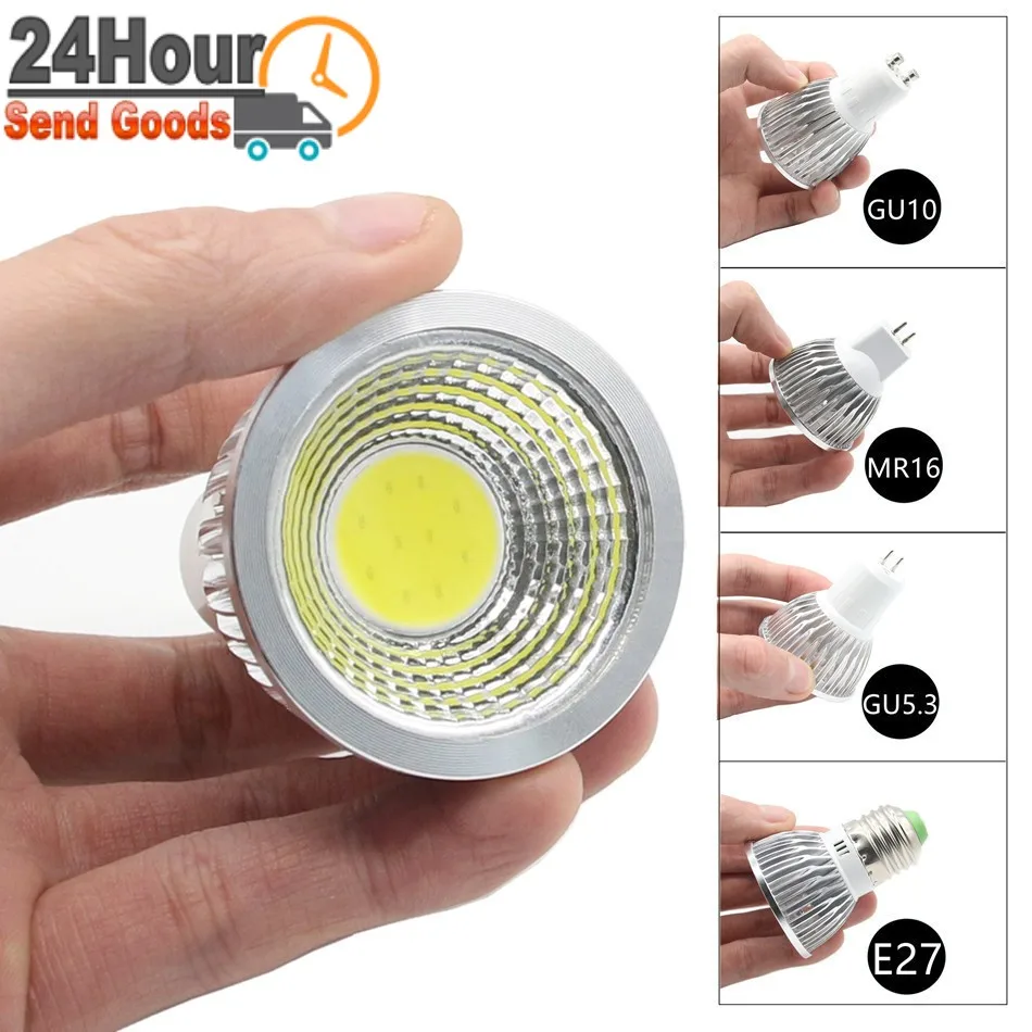 LED Spotlight Bulb GU10 E27 Light Dimmable Led 110V 220V AC 6W 9W 12W LED GU5.3 GU10 COB LED lamp light GU10 led GU5.3 LED light
LED Spotlight Bulb GU10 E27 Light Dimmable Led 110V 220V AC 6W 9W 12W LED GU5.3 GU10 COB LED lamp light GU10 led GU5.3 LED light