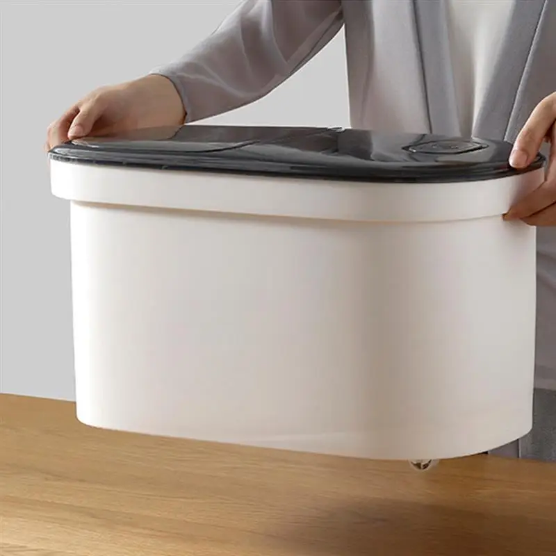 Grains Storage Container Grain Barrel Sealed Moisture-Proof Insect-Proof Plastic Kitchen Rice Case Box For Cereal Bean 
Grains Storage Container Grain Barrel Sealed Moisture-Proof Insect-Proof Plastic Kitchen Rice Case Box For Cereal Bean