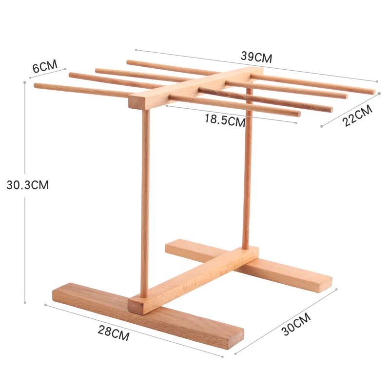 8 Row Wooden Handmade Spaghetti Pasta Drying Rack Vermicelli Linguine Noodle Hanging Stand Multifunctional Kitchen Storage RackF
8 Row Wooden Handmade Spaghetti Pasta Drying Rack Vermicelli Linguine Noodle Hanging Stand Multifunctional Kitchen Storage RackF