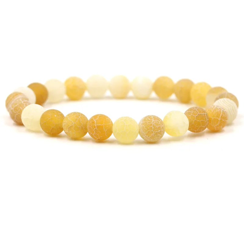 Noble Trendy 8mm crack Stone Beads Bracelet 7 Style Handmade Bracelets for Women&Men Jewelry Elegant Pulseras Charm Gift
Noble Trendy 8mm crack Stone Beads Bracelet 7 Style Handmade Bracelets for Women&Men Jewelry Elegant Pulseras Charm Gift
