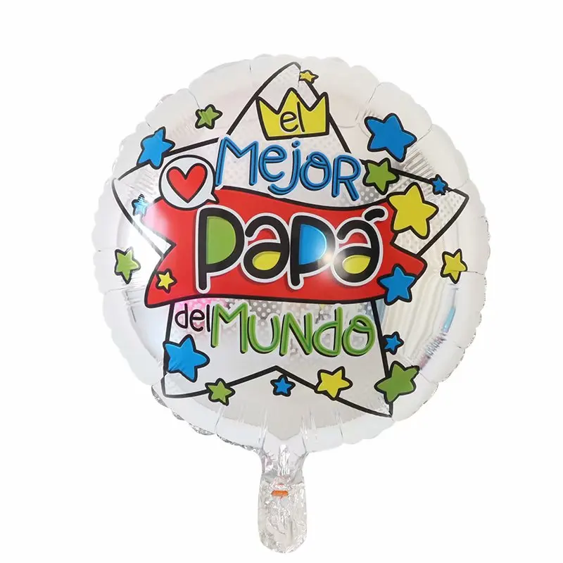 50Pcs 18inch Spanish Happy Father's Day Helium Globos Feliz Dia Super Papa Foil Balloons Father Mother Party Decoration Baloes
50Pcs 18inch Spanish Happy Father's Day Helium Globos Feliz Dia Super Papa Foil Balloons Father Mother Party Decoration Baloes