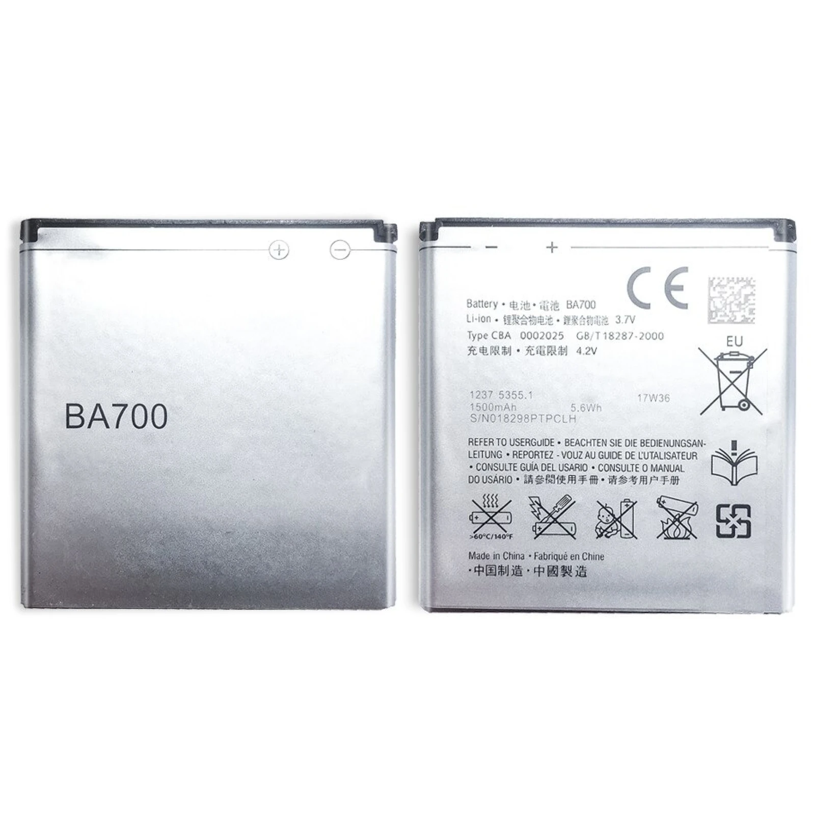 Фото Оригинальный аккумулятор для Sony Ericsson Ba700 Xperia Neo V Mt15I Mt11I Pro|Аккумуляторы мобильных