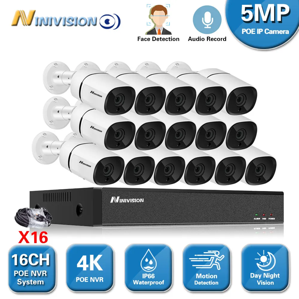 Комплект видеонаблюдения NINIVISION 4K H.265 16CH CCTV NVR Kit 5MP наружная водонепроницаемая IP-камера POE Комплект видеонаблюдения
Комплект видеонаблюдения NINIVISION 4K H.265 16CH CCTV NVR Kit 5MP наружная водонепроницаемая IP-камера POE Комплект видеонаблюдения