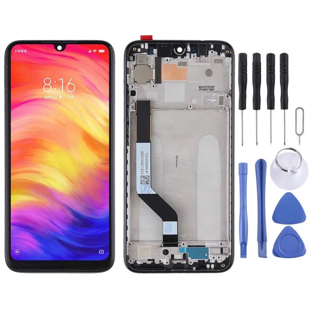 ЖК-экран и дигитайзер в сборе для Xiaomi Redmi Note 7 Pro с рамкой для Redmi Note 7 (черный)
ЖК-экран и дигитайзер в сборе для Xiaomi Redmi Note 7 Pro с рамкой для Redmi Note 7 (черный)