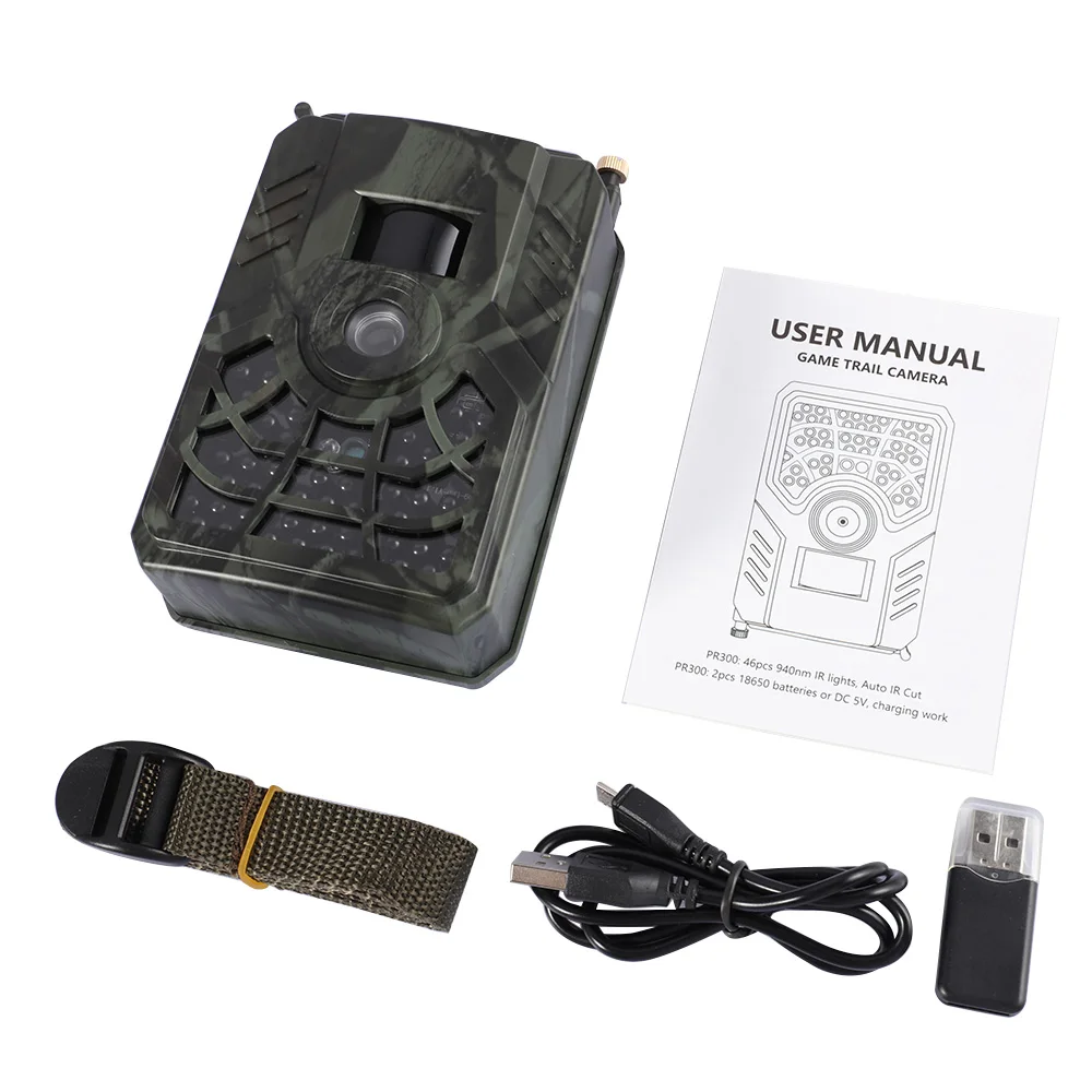 Wildlife Trail Camera Waterproof PIR Infrared Hunting Game Camera with Night Vision Wireless Surveillance Tracking Camera
Wildlife Trail Camera Waterproof PIR Infrared Hunting Game Camera with Night Vision Wireless Surveillance Tracking Camera