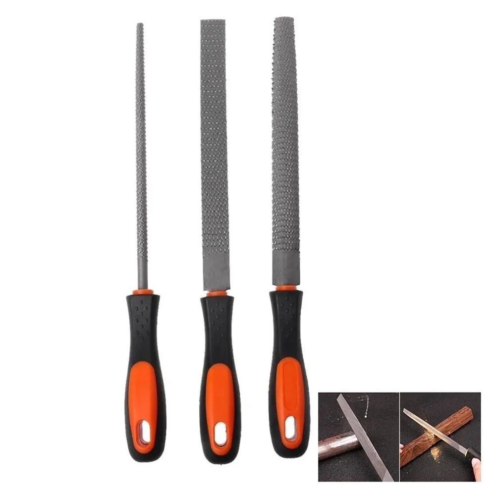 3Pcs Wood Rasp Carbon Steel File Carving Flat Round Semi-circular Shape Metal File For Metalworking Craft Woodworking Hand Tool
3Pcs Wood Rasp Carbon Steel File Carving Flat Round Semi-circular Shape Metal File For Metalworking Craft Woodworking Hand Tool