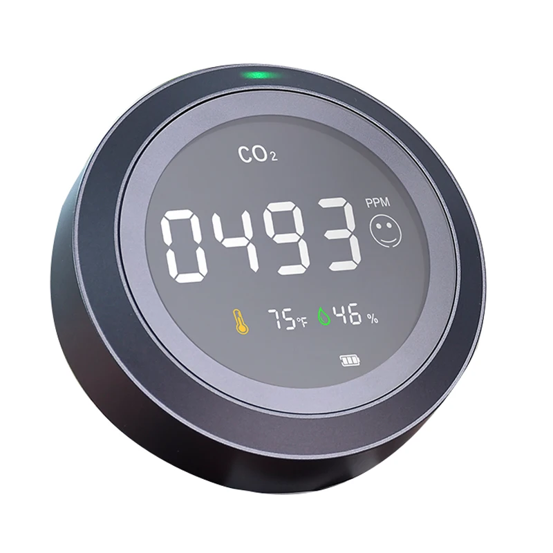 CO2 Meter Detector Multi-Function Carbon Dioxide Rechargeable Air Quality Detector Analyzer CO2 Monitor HABOTEST PTH-5
CO2 Meter Detector Multi-Function Carbon Dioxide Rechargeable Air Quality Detector Analyzer CO2 Monitor HABOTEST PTH-5