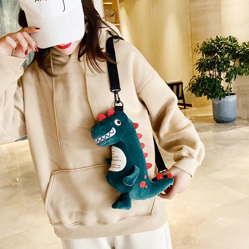 Fashion Japanese And Korean Plush Dolls Cartoon Dinosaur Animals Girl Students Cute One Shoulder Messenger Bag
Fashion Japanese And Korean Plush Dolls Cartoon Dinosaur Animals Girl Students Cute One Shoulder Messenger Bag