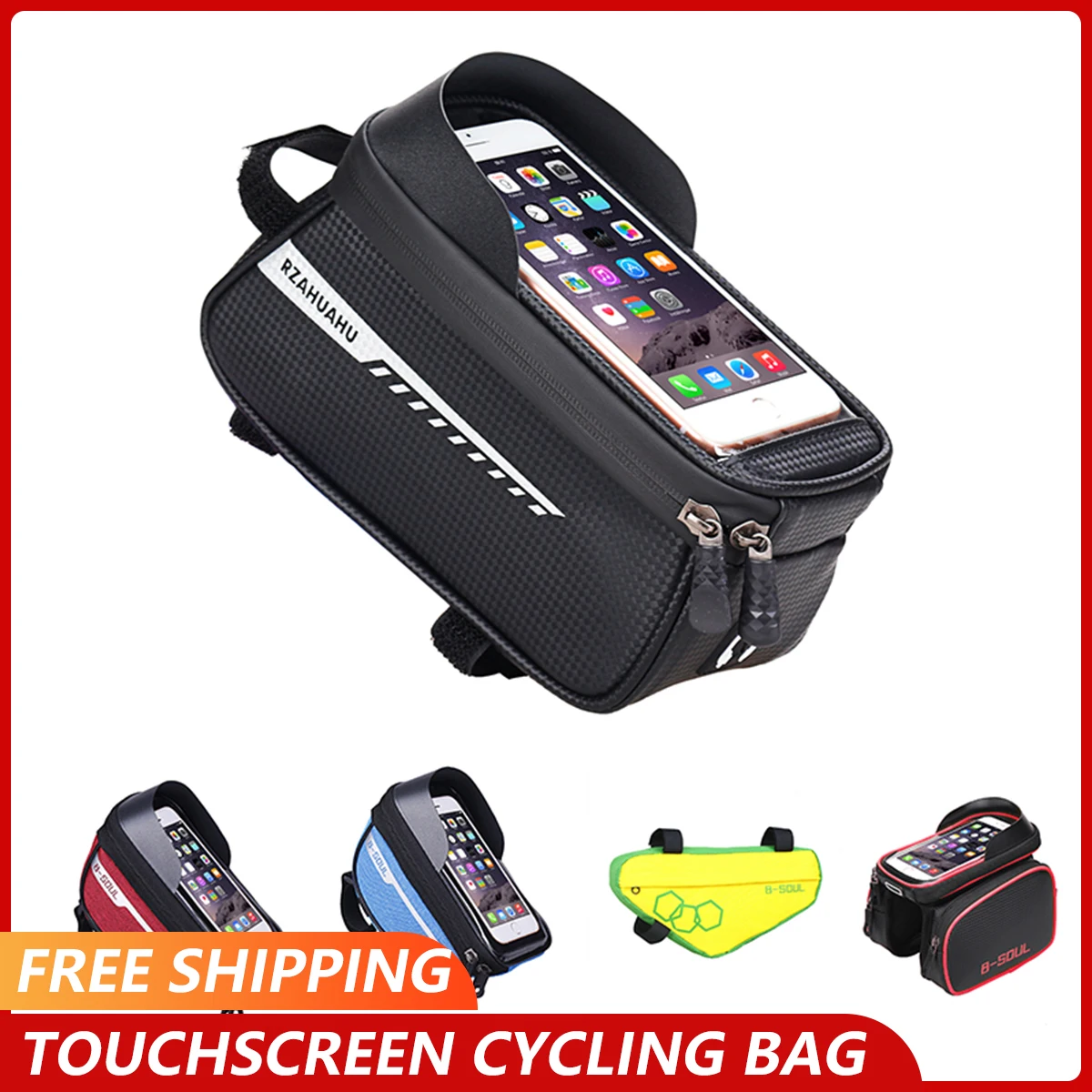Touch Screen Bicycle Bags MTB Cycling Bike Head Tube Bag,Bicycle Handlebar Cell Mobile Phone Bag Case Holder For Bike
Touch Screen Bicycle Bags MTB Cycling Bike Head Tube Bag,Bicycle Handlebar Cell Mobile Phone Bag Case Holder For Bike