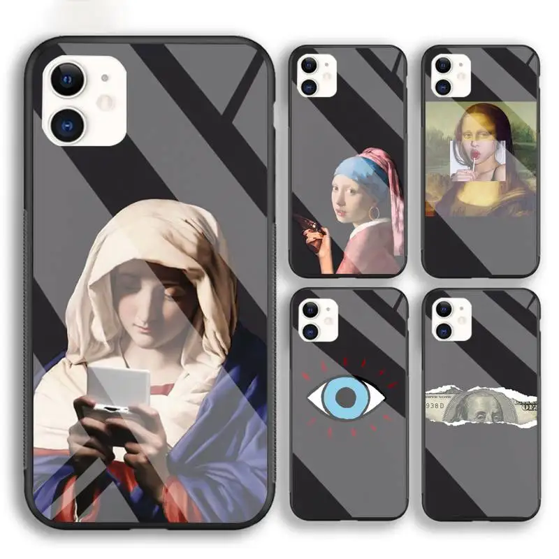 Funny Spoof Mona Lisa Dollar Black Phone Case For Iphone 6 6s 7 8 Plus XR X XS XSmax 11 12 Pro Mini Max Tempered Glass
Funny Spoof Mona Lisa Dollar Black Phone Case For Iphone 6 6s 7 8 Plus XR X XS XSmax 11 12 Pro Mini Max Tempered Glass