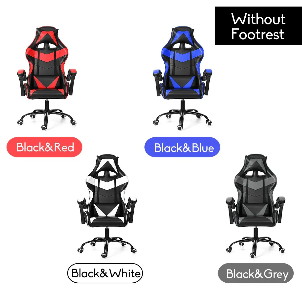 Office Gaming Chair PVC Household Armchair Lift and Swivel Function Ergonomic Office Computer Chair Wcg Gamer Chairs
Office Gaming Chair PVC Household Armchair Lift and Swivel Function Ergonomic Office Computer Chair Wcg Gamer Chairs