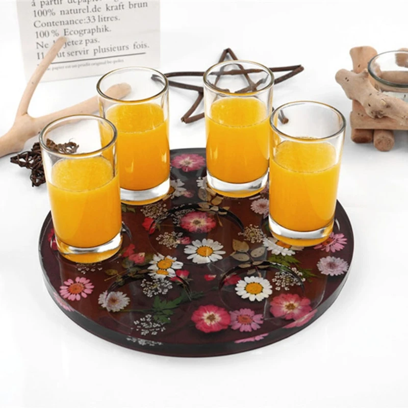Coaster Cup Mat Crystal Epoxy Resin Mold Serving Plate Tray Silicone Mould DIY Handmade Crafts Casting Tools
Coaster Cup Mat Crystal Epoxy Resin Mold Serving Plate Tray Silicone Mould DIY Handmade Crafts Casting Tools
