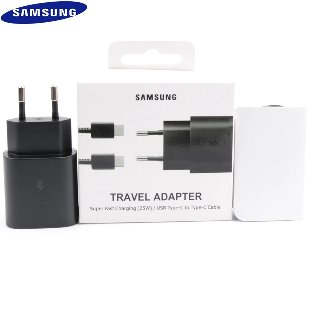 Original Samsung Galaxy Note 10 25W Super Fast Charging Adapter PD Charger 100CM USB C To USB C Cable For S20 Ultra S20+ A71 A91
Original Samsung Galaxy Note 10 25W Super Fast Charging Adapter PD Charger 100CM USB C To USB C Cable For S20 Ultra S20+ A71 A91