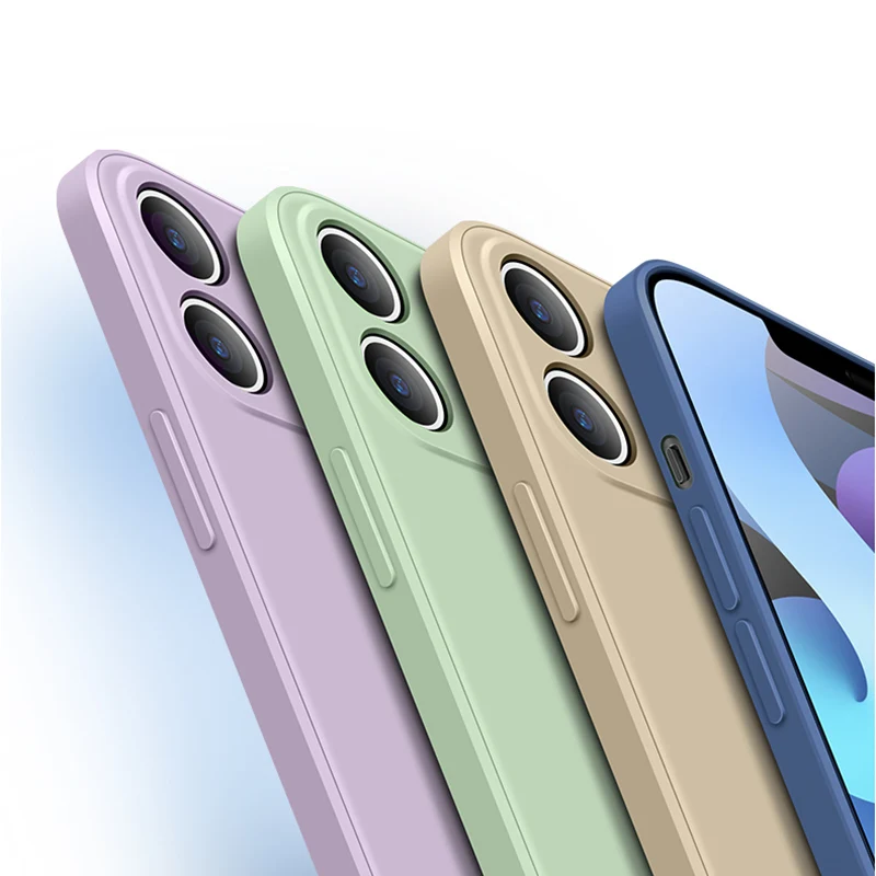 Luxury Original Square Liquid Silicone Phone Case For iPhone 12 11 Pro Max 12 Mini X XR XS Max 6 6S 7 8 Plus SE2 Thin Soft Cover
Luxury Original Square Liquid Silicone Phone Case For iPhone 12 11 Pro Max 12 Mini X XR XS Max 6 6S 7 8 Plus SE2 Thin Soft Cover