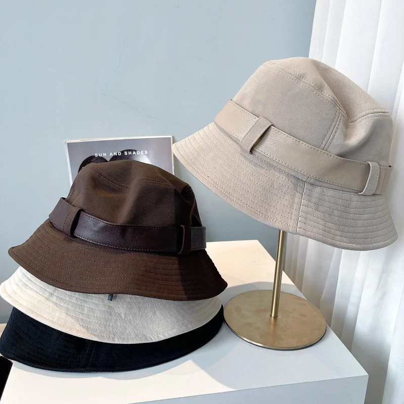 Japanese Fisherman Hat Female Spring Autumn New Cotton Linen Hat Pu Belt Basin Hat Solid Color Bucket Hat Shade Panama Cap
Japanese Fisherman Hat Female Spring Autumn New Cotton Linen Hat Pu Belt Basin Hat Solid Color Bucket Hat Shade Panama Cap
