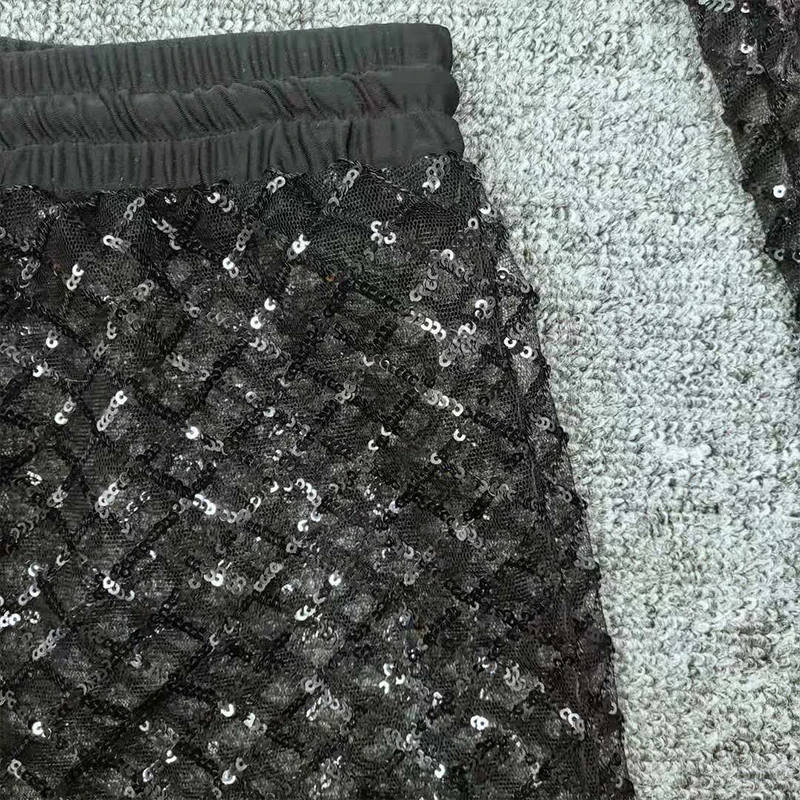 Vintage Sequin Bikini Set Transparent Four Pieces Swimwear Women Shiny Push Up Swimsuit Female Summer Beach Wear Bathing Suit 
Vintage Sequin Bikini Set Transparent Four Pieces Swimwear Women Shiny Push Up Swimsuit Female Summer Beach Wear Bathing Suit