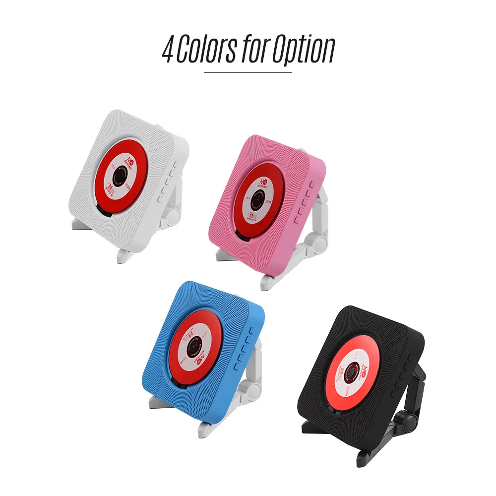 Portable wall-mounted CD player music amplifier audio with remote control support BT / USB / FM mode multiple models plug
Portable wall-mounted CD player music amplifier audio with remote control support BT / USB / FM mode multiple models plug