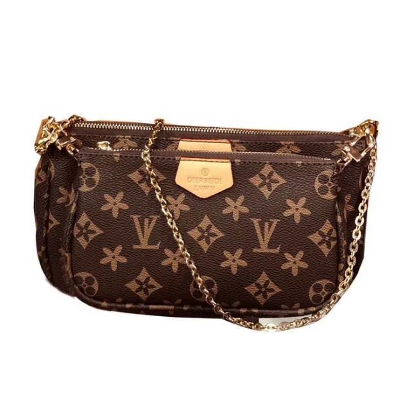Three piece three in one high-end women's bag with 2021 new old mahjong bag Women's messenger bag Small wallet
Three piece three in one high-end women's bag with 2021 new old mahjong bag Women's messenger bag Small wallet