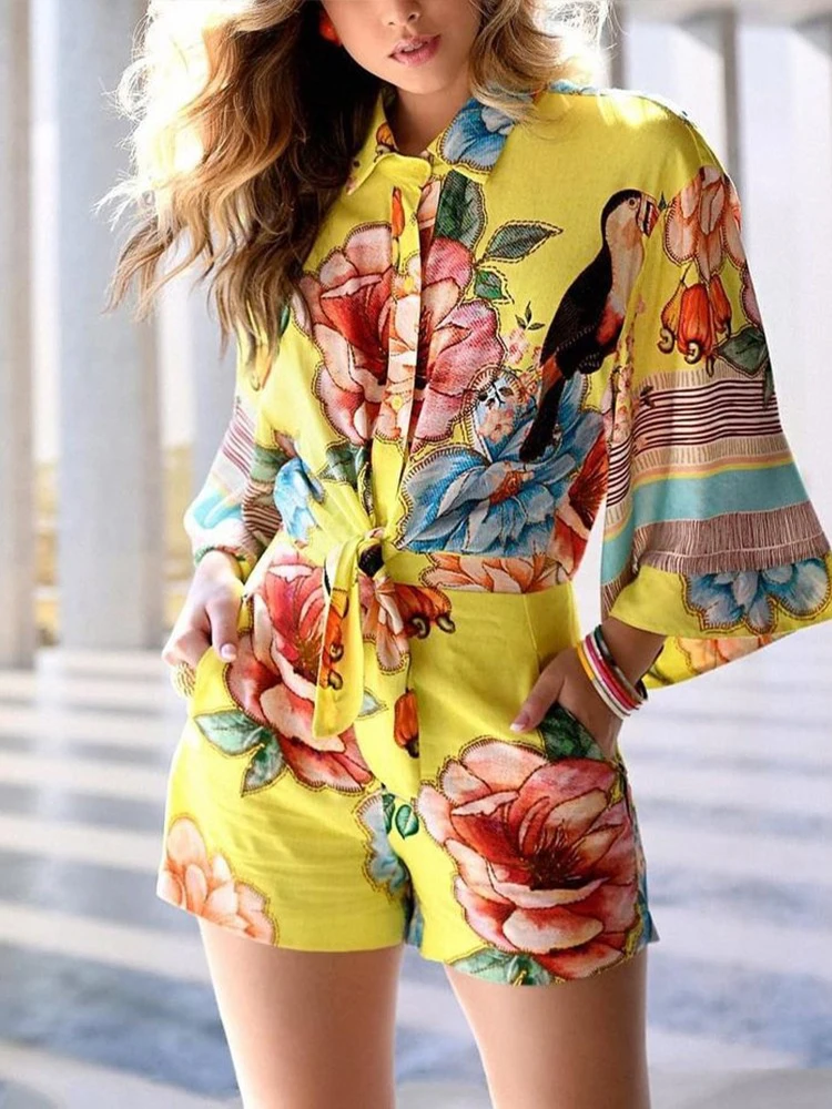 jumpsuits Bodysuit women Floral Print Button Tied Front Romper Jumpsuit Party Clothes For Women Outfit Casual Enterizos Para
jumpsuits Bodysuit women Floral Print Button Tied Front Romper Jumpsuit Party Clothes For Women Outfit Casual Enterizos Para