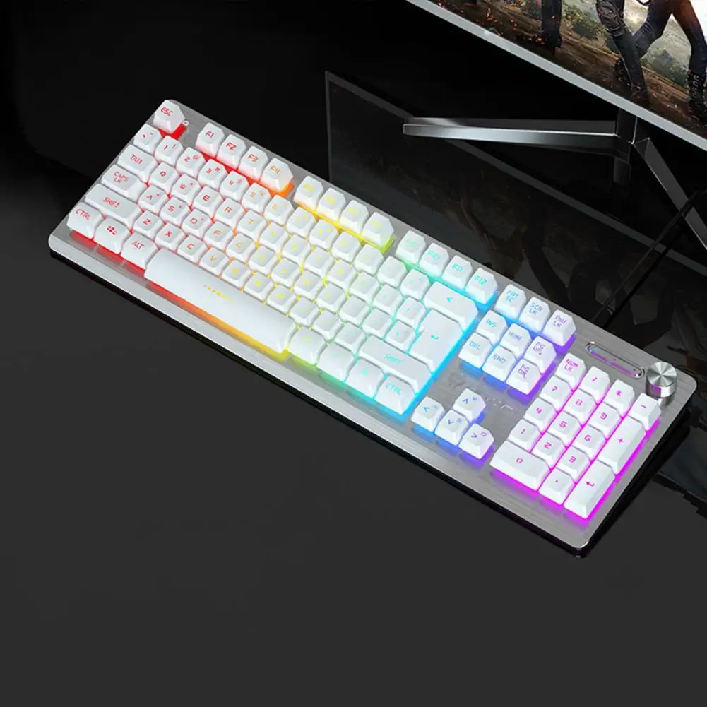Проводная игровая клавиатура K002, подсветка RGB, ABS, 104 клавиши, механическая, прочная
Проводная игровая клавиатура K002, подсветка RGB, ABS, 104 клавиши, механическая, прочная