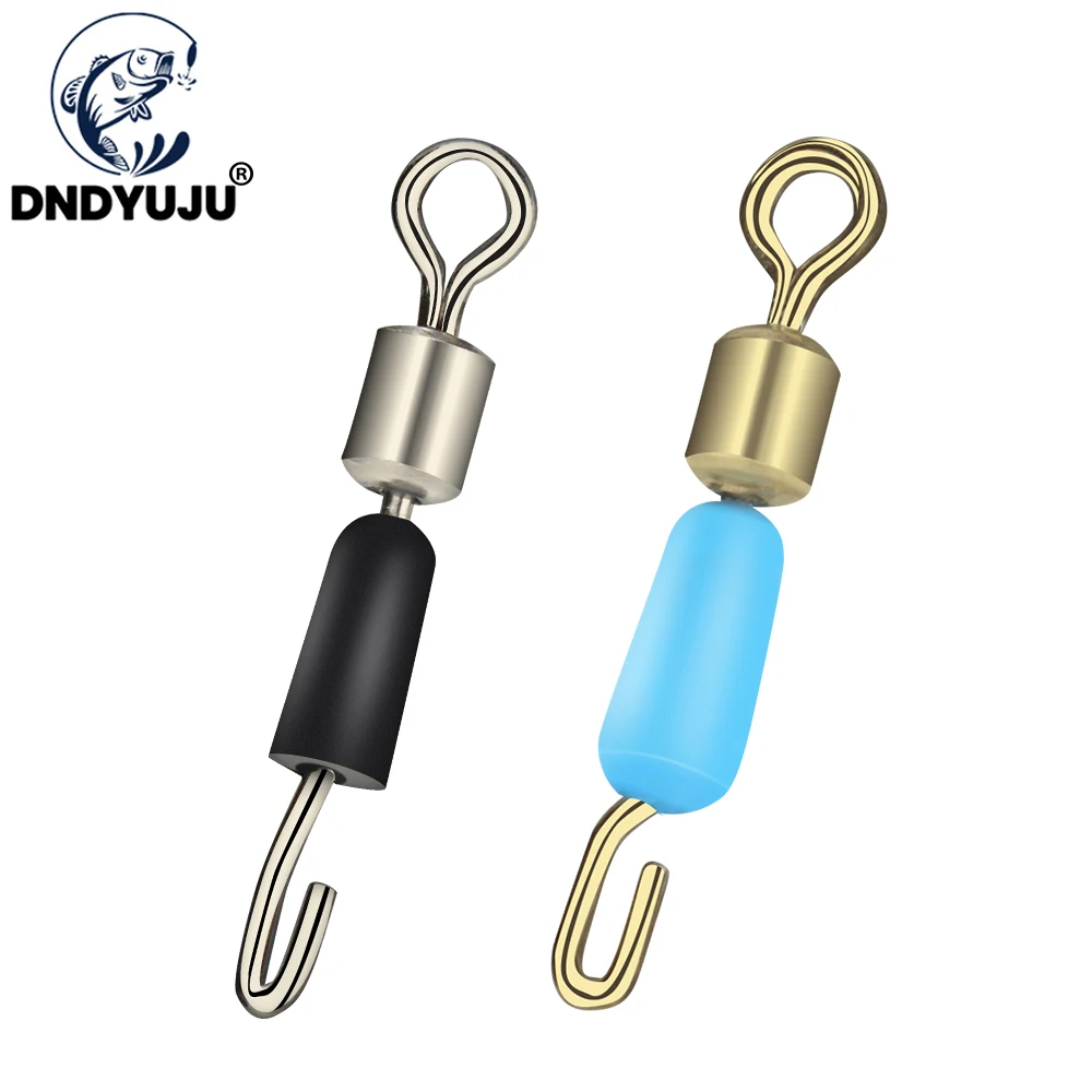 DNDYUJU 50 шт. подшипник поворотный Рыболовный крючок быстрый соединитель твердые