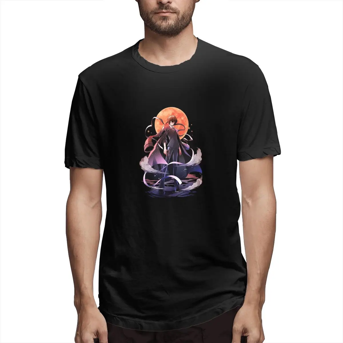 Dazai Mayoi Bungo Stray Dogs Men T Shirt Unique Tees Short Sleeve Crewneck T-Shirts Pure Cotton Summer Clothing 
Dazai Mayoi Bungo Stray Dogs Men T Shirt Unique Tees Short Sleeve Crewneck T-Shirts Pure Cotton Summer Clothing
