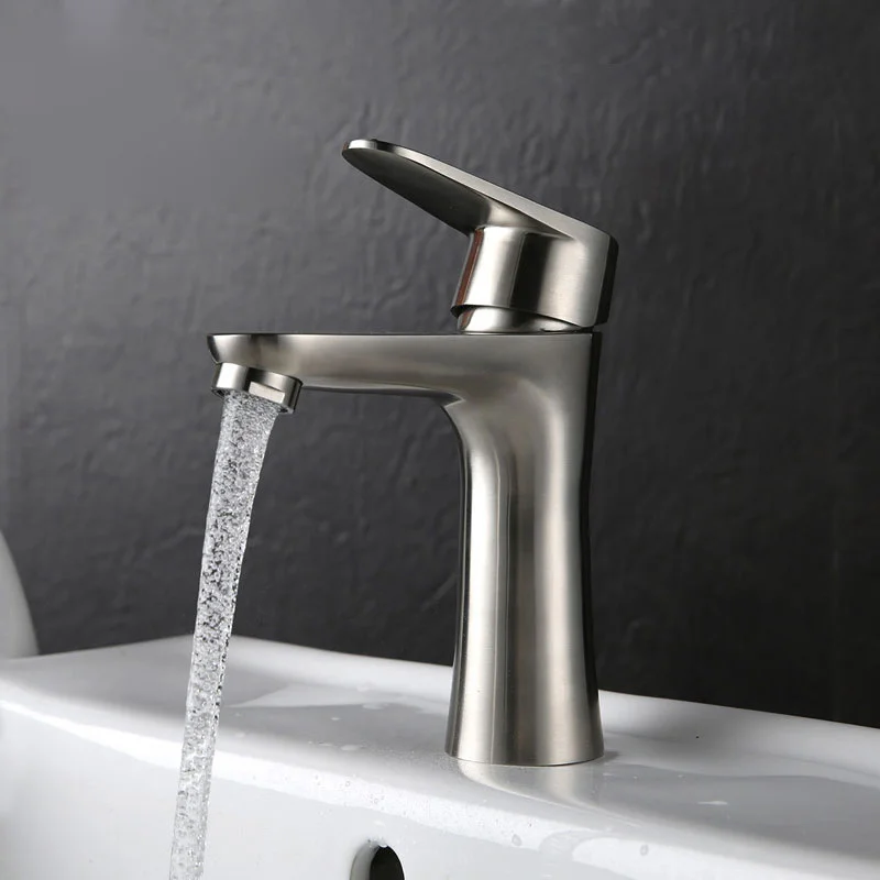 Stainless Steel Brushed simple square faucet bathroom basin faucet bathroom washbasin single cold faucet
Stainless Steel Brushed simple square faucet bathroom basin faucet bathroom washbasin single cold faucet