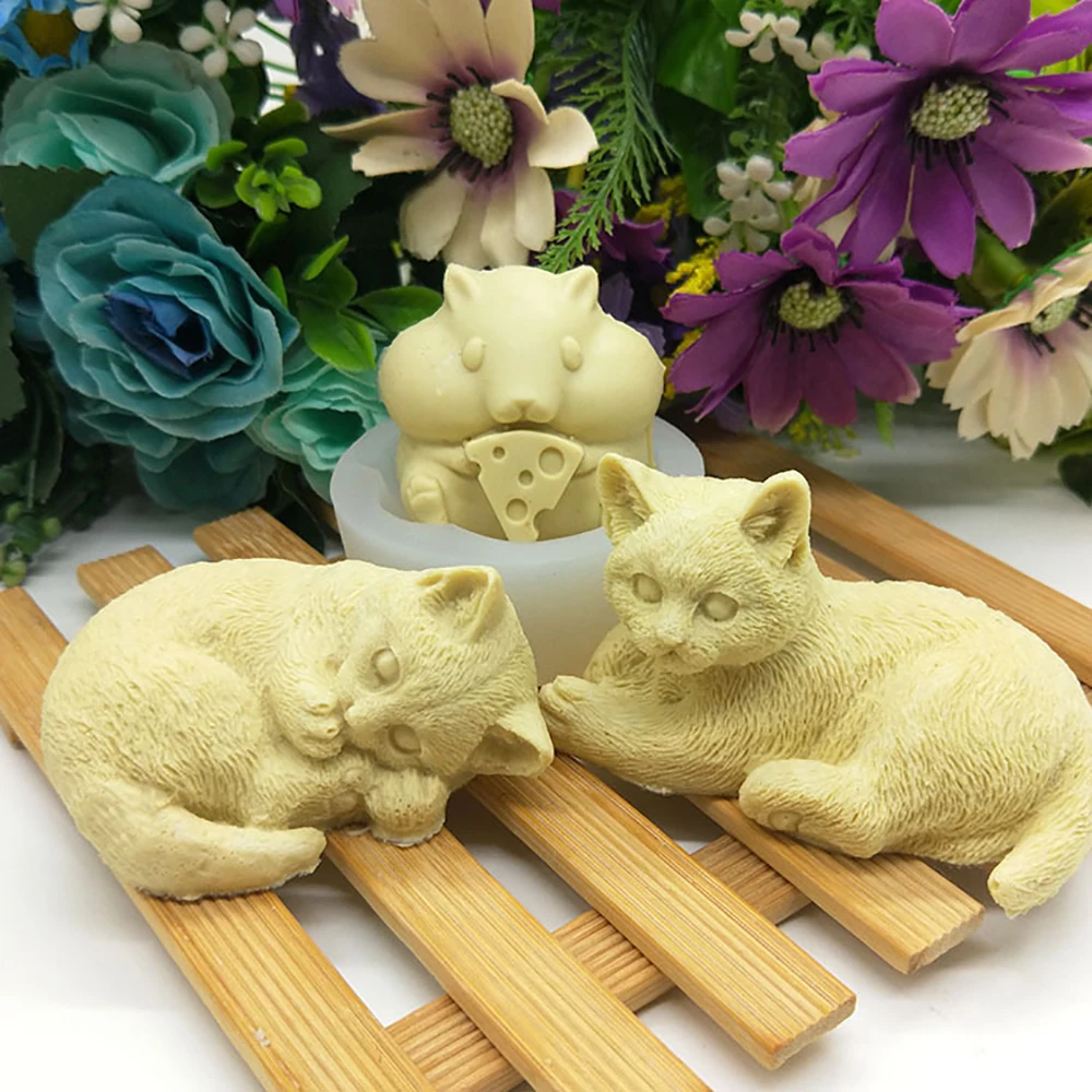 Cute Cat Mouse Cake Silicone Mold Epoxy Resin Mould Cake Decor Tools Plaster Candle Aroma Fondant Mousse Chocolate Molds
Cute Cat Mouse Cake Silicone Mold Epoxy Resin Mould Cake Decor Tools Plaster Candle Aroma Fondant Mousse Chocolate Molds