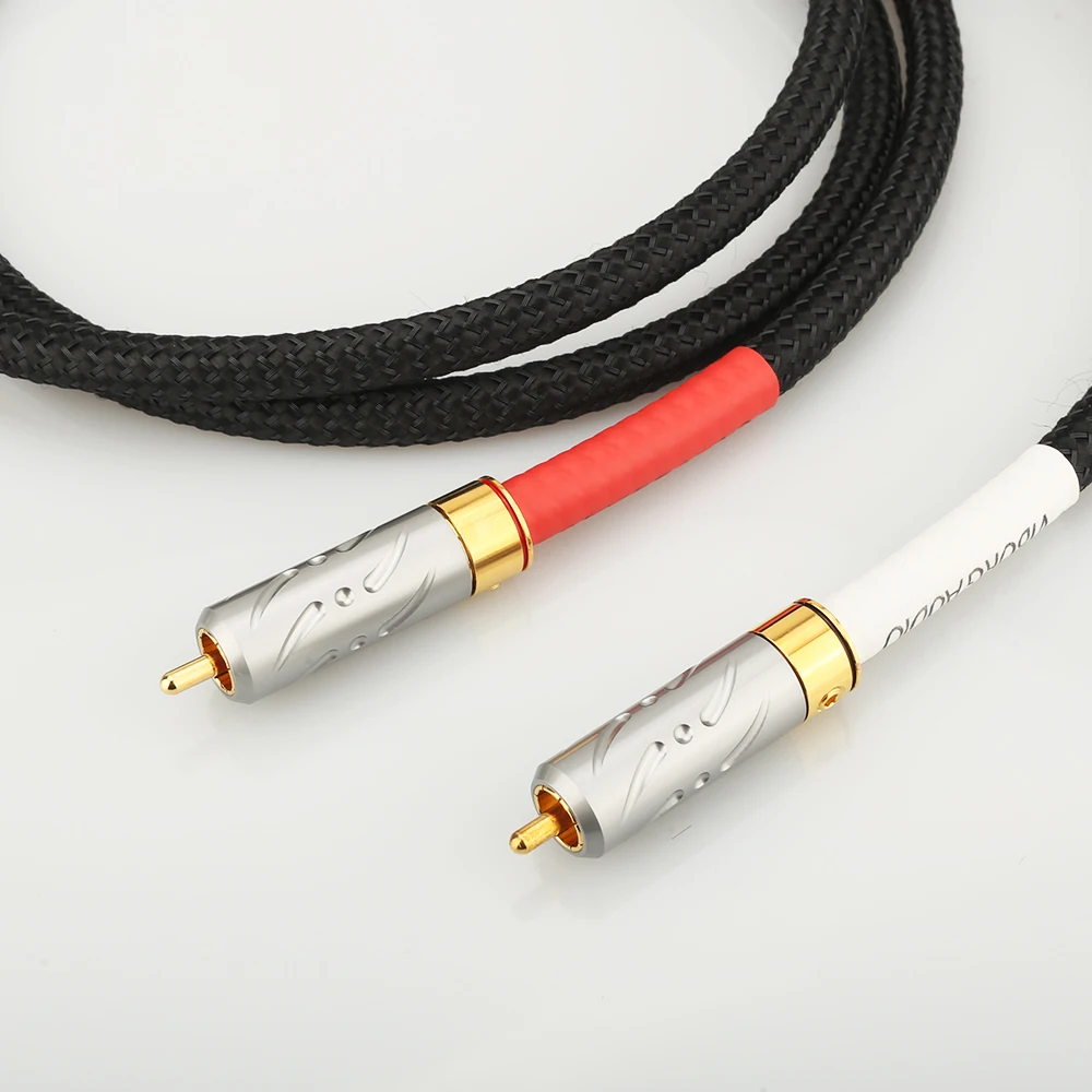 New Hi-End 5N Multiple Oxyacid Pure copper male to male rca interconect cable for amplifier Phone Edifer Home Theater DVD
New Hi-End 5N Multiple Oxyacid Pure copper male to male rca interconect cable for amplifier Phone Edifer Home Theater DVD